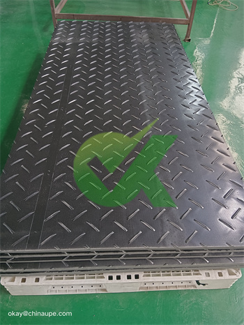 customized size plastic road mat 3×6 for apron-UHMW Ground 